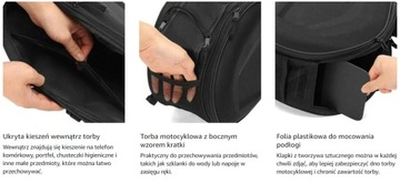 Мотоциклетные седельные сумки боковые сумки для мотоциклов 36-58л