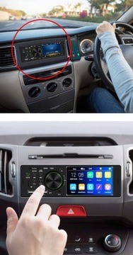 АВТОМОБИЛЬНЫЙ РАДИО1DIN 4,1-ДЮЙМОВЫЙ ЭКРАН USB BLUETOOTH SD