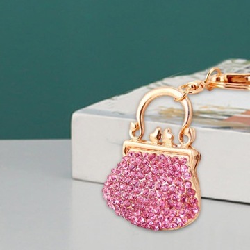 Torebka Bling Breloczki Musujące Modne z zapięciem ze stopu cynku w kolorze