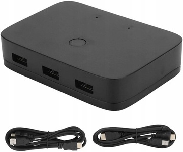 KVM-переключатель HDMI 2.0 USB-переключатель 4K/60 Гц 4xUSB