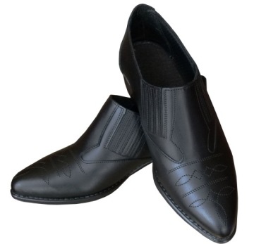 КОЖАНЫЕ КОВБОЙСКИЕ БОТИНКИ МУЖСКИЕ KN, черные, размер 39