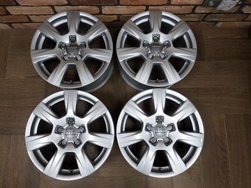 4× DISK HLINÍK AUDI OE A4 B8 I NNE MODEL 7.5" X 16" 5X112 ET 45