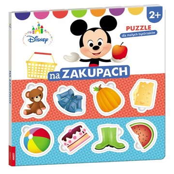 Disney maluch. Puzzle dla małych bystrzaków. Na zakupach