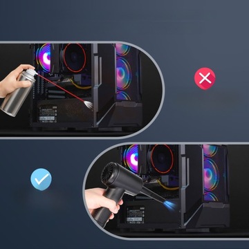 МОЩНЫЙ электрический вентилятор сжатого воздуха, пылевой компрессор Air Duster