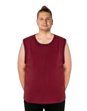 Duża Koszulka Męska Bez Rękawów Bokserka 573-6 6XL