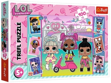 TREFL Puzzle LOL Surprise ZDJĘCIA Laleczek L.O.L. 100 elementów