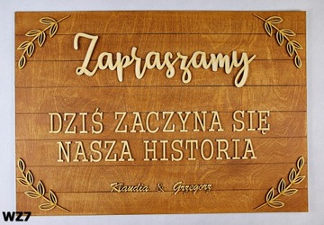 Приветственная 3D-доска Спасибо, что вы здесь 7wz