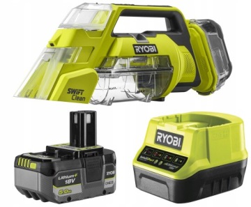 RYOBI RDC18-0 ПЫЛЕСОС ДЛЯ МОЙКИ НА АККУМУЛЯТОРЕ +5 Ач 18 В 480 л/мин