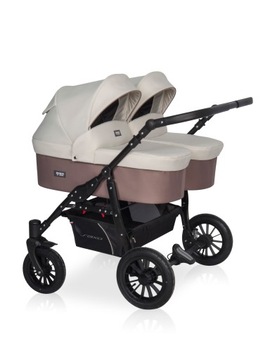 КОЛЯСКА RIKO BASIC SAXO TWIN 2В1 - ЦВЕТ 03 ЛАТТЕ