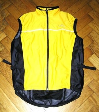 SHAMP RACER Kamizelka kolarska BADZ WIDOCZNY membr WINDSTOPER M/L IDEAŁ