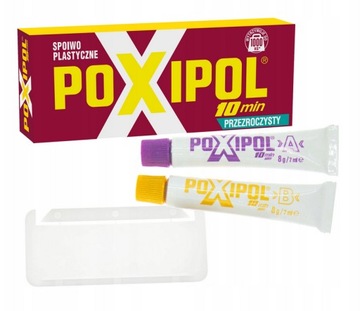 KLEJ POXIPOL 14 ML PRZEZROCZYSTY SPOIWO PLASTYCZNY