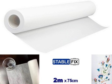 Flizelina Rozpuszczalna w wodzie do Haftu Wyszywania 2m x 75cm | 22.50 zł/m