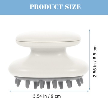 Силиконовая щетка для тела с насадкой для расчесывания и массажа волос.