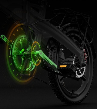 Складной электрический велосипед LANKELEISI G660 500 Вт 110 км 12,8 Ач 35 км/ч MTB