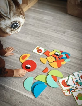 ДЕРЕВЯННАЯ ЛОГИЧЕСКАЯ ПАЗЛ МОНТЕССОРИ