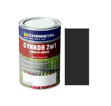 GRUNTOEMALIA NA RDZĘ CYNKOR 2W1 CZARNA 10L