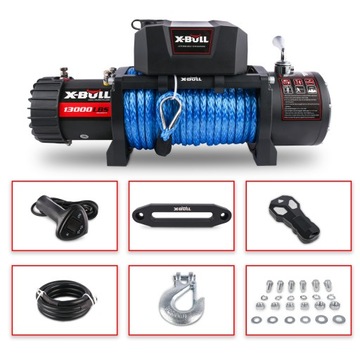 WYCIĄGARKA SAMOCHODOWA X-BULL 12V PRIME 5,9 LAWETY