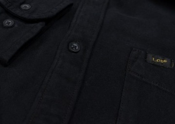 Джинсовая рубашка LEE REGULAR FIT черная M