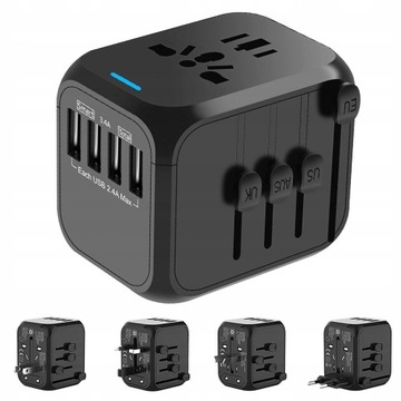 ПУТЕШЕСТВЕННЫЙ АДАПТЕР БЛОК ПИТАНИЯ ТУРИСТИЧЕСКАЯ USB-РОЗЕТКА
