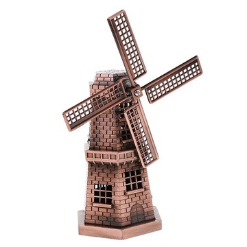 18cm Mini metalowe rękodzieło Model budynku miniaturowe figurki rysunek dom