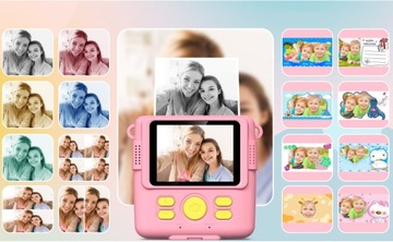 APARAT NATYCHMIASTOWY DLA DZIECI DRUKARKA Z KARTA 32GB + 3 ROLKI