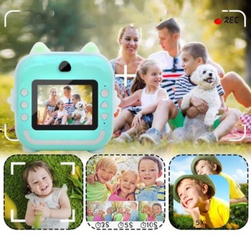 Q5 КАМЕРА МГНОВЕННОЙ МОМЕНТОВ С ПРИНТЕРОМ ДЛЯ ДЕТЕЙ ЦИФРОВАЯ + 3 ШТ. ВАЛКИ