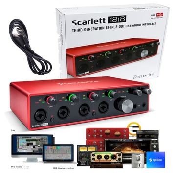 Focusrite Scarlett 18i8 3rd Gen + ABLETON | w 24h