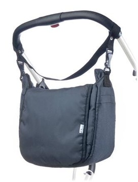 CARETERO TORBA CLASSIC DO WÓZKA DLA MAMY ORGANIZER 30x40x20 GRAFITOWA
