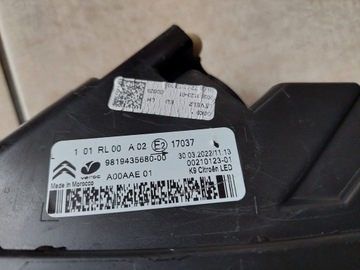 Светодиодный свет - Lew - Citroen Berlingo III IV - K9 - 2018