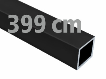 Profil aluminiowy 20x20x1,5 czarny matowy rura kwadratowa 4m