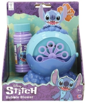 Іграшка COLOR BABY Disney Stitch Машинка для мильних бульбашок stitch +рідина