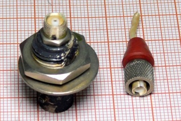 Złącze koncentryczne BNC srebrzone [CP]32