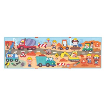 Магнитный пазл Строительная площадка Magneti'stories 3+ Janod Magnets