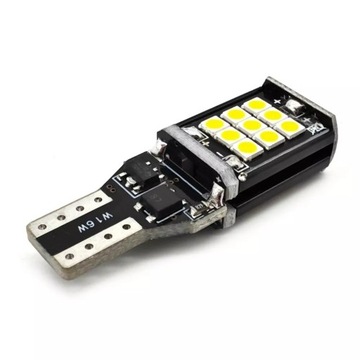 W16W biała żarówka LED 12-24V CANBUS 1200lm mocne światło 1szt