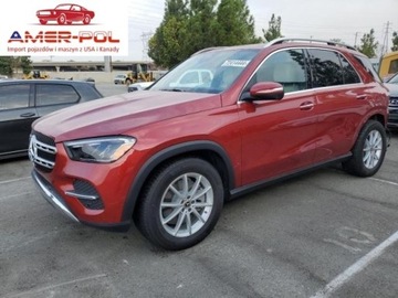 Mercedes GLE V167 2024 Mercedes-Benz GLE 2024r., 4Matic, od ubezpieczalni 3.0 Benzyna 429KM