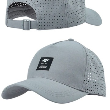 CZAPKA Z DASZKIEM MĘSKA 4F BEJSBOLÓWKA SPORTOWA NA CO DZIEŃ WIOSENNA