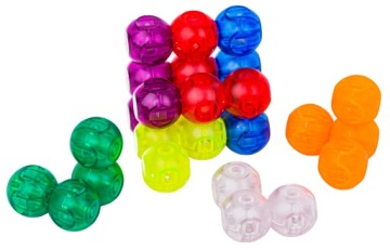 ИГРА СКЛАДНОЙ КУБ, МАГНИТНЫЕ ЦВЕТНЫЕ БЛОКИ