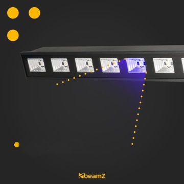 УФ светодиодный луч 61см BEAMZ P&P 12x 3W CLUB PARTY