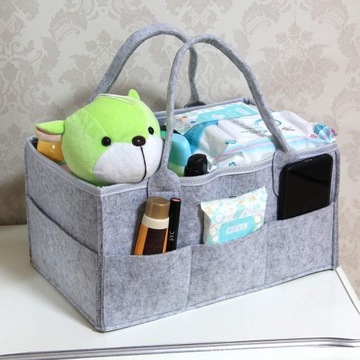 ОРГАНАЙЗЕР ДЛЯ ПОДГЛЕННИКОВ ВОЙЛОЧНАЯ СУМКА ДЛЯ МАТЕРИ И РЕБЕНКА ДЛЯ ИГРУШЕК КОСМЕТИКА