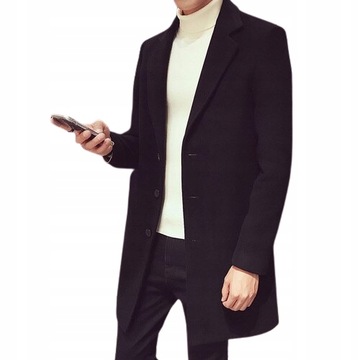 СТИЛЬНОЕ МУЖСКОЕ МУЖСКОЕ ПАЛЬТО БИЗНЕС
