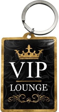 BRELOK do kluczy VIP LOUNGE metalowy