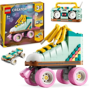 LEGO Creator 31148 Wrotka w stylu retro 3w1 Prezent