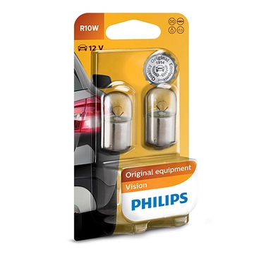 Philips Żarówki R10W Vision - Blister 2szt.