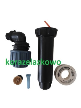Kompletny zraszacz Rain bird 1804 dysza kolano v18