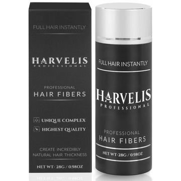 Harvelis 28g - Утолщение микроволокон, маскирующее облысение редких волос