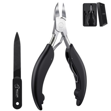 ЩИПЦЫ ДЛЯ ВРАСТАНИЯ ТВЕРДЫХ ТВЕРДЫХ НОГТЕЙ + ПИЛКА + ЧЕХОЛ