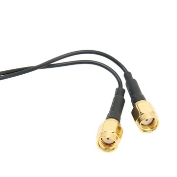WIFI АНТЕННА 2,4ГГЦ 5ГГЦ 8DBI ИЗОГНАННАЯ С КАБЕЛЕМ RP-SMA 1,1М