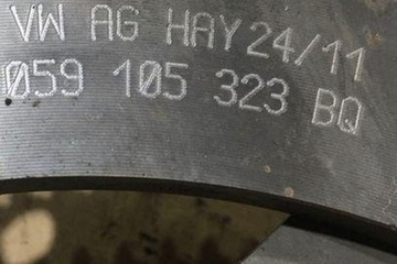 KOLO SETRVAČNÍK PORSCHE CAYENNE (92A) 059105323BQ 3.0L DIESEL 193KW 2017