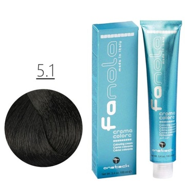 Fanola Crema Farba 100ml kolor 5.1