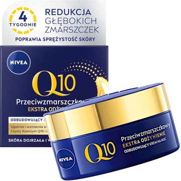 NIVEA Q10 KREM PRZECIWZMARSZKOM ODŻYWIENIE na noc